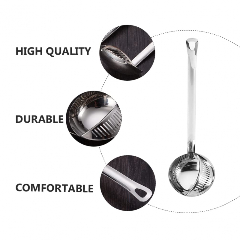 Nadstar Stainless Steel Hot Pot Soup Spoon Strainer Scoops Spoon Slotted Strainer Ladle Gravy Ladle Colander Kitchen D198 10 Nadstar Stainless Steel Hot Pot Soup Spoon Strainer Scoops Spoon Slotted Strainer Ladle Gravy Ladle Colander Kitchen D198