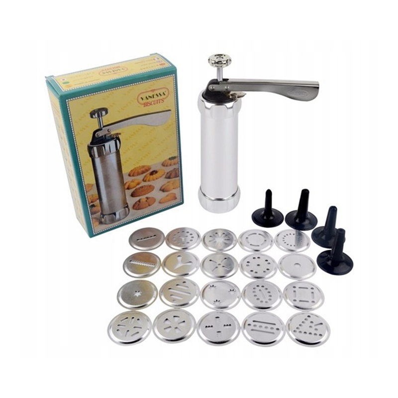 Cookie Press With Nozzles &Amp; Decorating Plates 20 Different Types Of Jalies Murukku Maker/Bhujiya Maker/Cookies/Namkeen/Noodles/Chakali Maker/Sev Maker/Farsan Maker/Gathiya Maker 1 Cookie Press With Nozzles &Amp; Decorating Plates 20 Different Types Of Jalies Murukku Maker/Bhujiya Maker/Cookies/Namkeen/Noodles/Chakali Maker/Sev Maker/Farsan Maker/Gathiya Maker