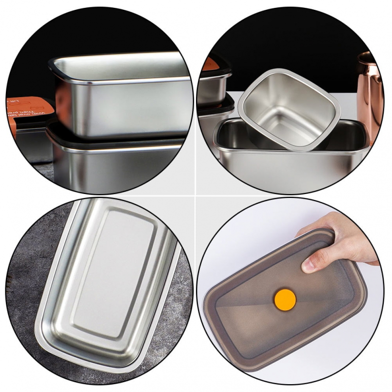 Nadstar Stainless Steel Food Storage 2900Ml Eco-Friendly Lunchbox Compartments Stainless Steel Take Away Sp0574 4 Nadstar Stainless Steel Food Storage 2900Ml Eco-Friendly Lunchbox Compartments Stainless Steel Take Away Sp0574