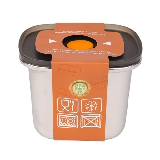 Nadstar Stainless Steel Food Storage 550ml ECO-Friendly Lunchbox Compartments Stainless Steel Take Away SP0572