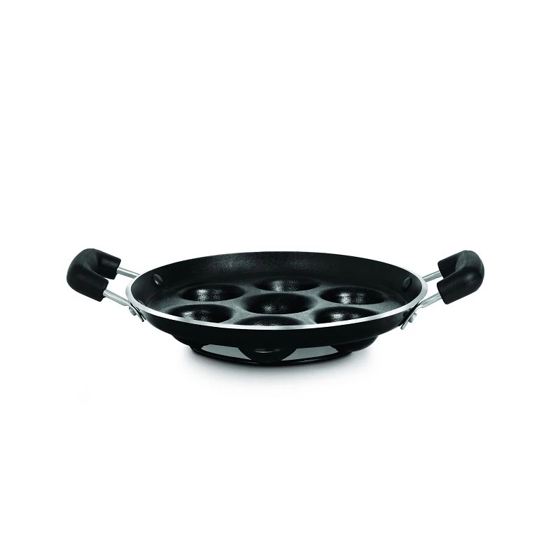 Pigeon Kitumbua 7 Hole Wondercast Aluminium 7 Rounds Panniyarkal Pan (Black) 1 Pigeon Kitumbua 7 Hole Wondercast Aluminium 7 Rounds Panniyarkal Pan (Black)