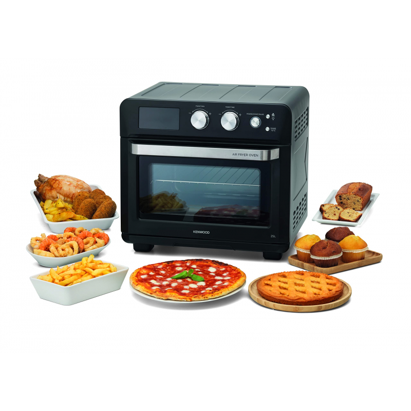 Kenwood Toaster Oven + Air Fryer 2-In-1 25L - Oven Toaster Grill With Large Capacity Rotisserie Function For Frying Roasting Grilling Broiling Baking Browning Defrosting Heating Moa25.600Bk 4 Kenwood Toaster Oven + Air Fryer 2-In-1 25L - Oven Toaster Grill With Large Capacity Rotisserie Function For Frying Roasting Grilling Broiling Baking Browning Defrosting Heating Moa25.600Bk