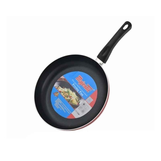 Nadstar Frypan 24CM Nonstick Interior For Low Fat Healthy Cooking Stainless Steel Fitting Extra Heavy Ceramic Gas  Electric & Hob FP24