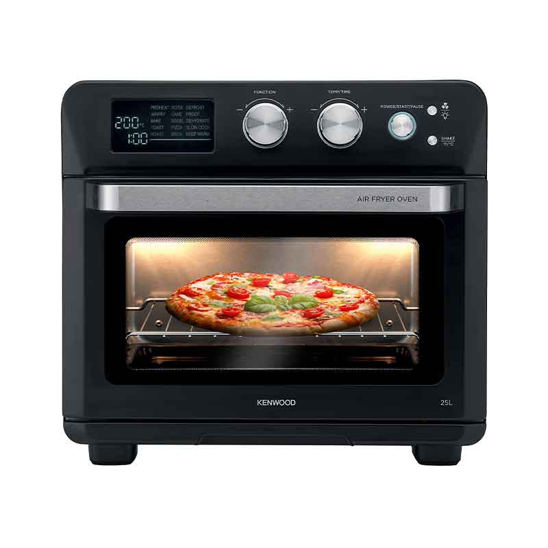 Kenwood Toaster Oven + Air Fryer 2-In-1 25L - Oven Toaster Grill With Large Capacity Rotisserie Function For Frying Roasting Grilling Broiling Baking Browning Defrosting Heating Moa25.600Bk 1 Kenwood Toaster Oven + Air Fryer 2-In-1 25L - Oven Toaster Grill With Large Capacity Rotisserie Function For Frying Roasting Grilling Broiling Baking Browning Defrosting Heating Moa25.600Bk