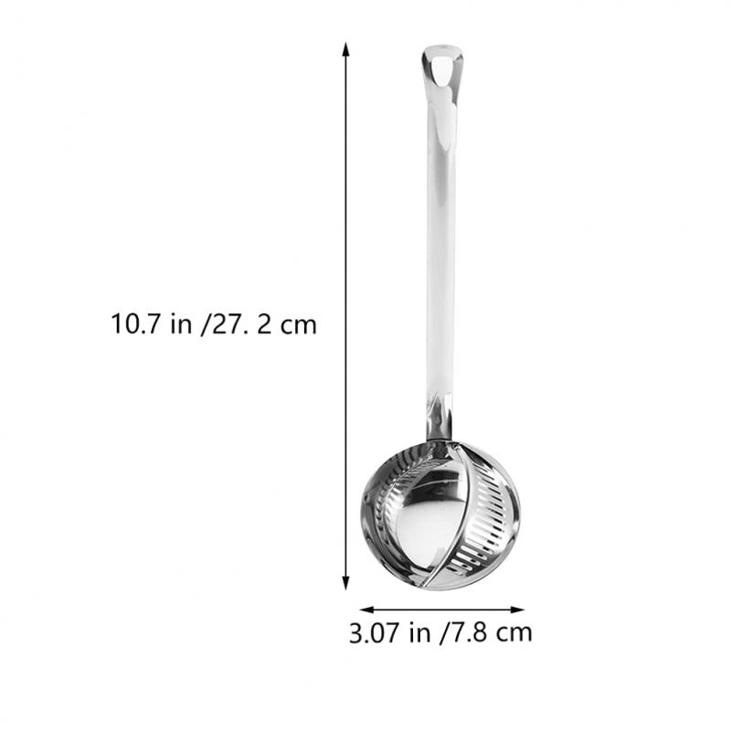 Nadstar Stainless Steel Hot Pot Soup Spoon Strainer Scoops Spoon Slotted Strainer Ladle Gravy Ladle Colander Kitchen D198 5 Nadstar Stainless Steel Hot Pot Soup Spoon Strainer Scoops Spoon Slotted Strainer Ladle Gravy Ladle Colander Kitchen D198