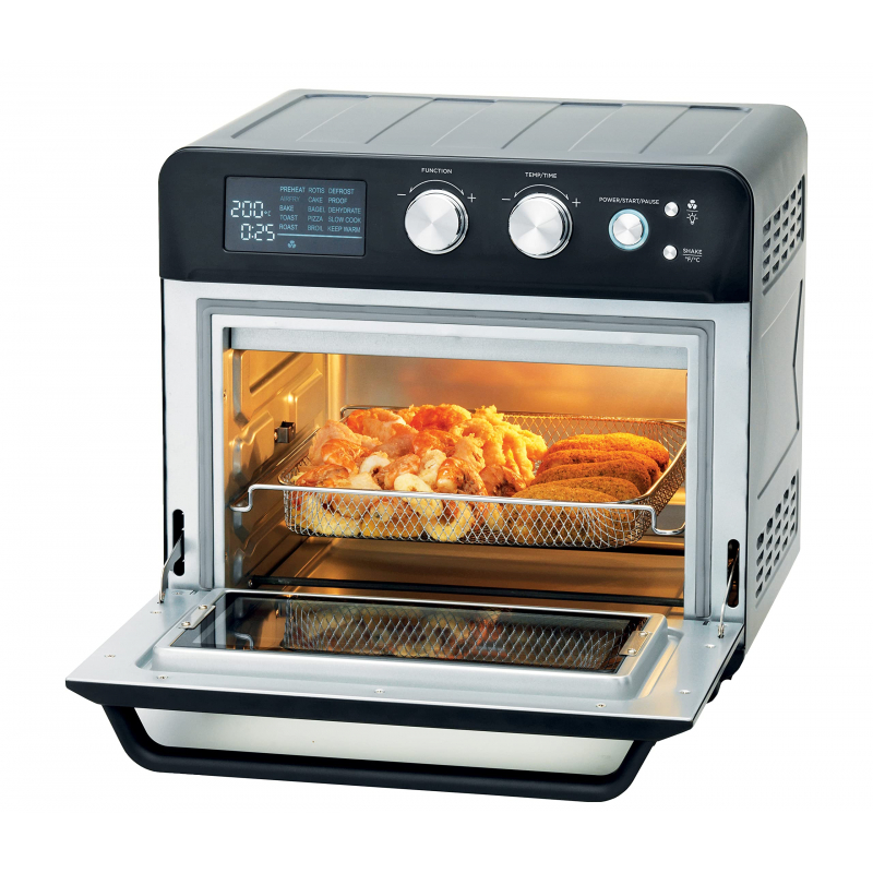 Kenwood Toaster Oven + Air Fryer 2-In-1 25L - Oven Toaster Grill With Large Capacity Rotisserie Function For Frying Roasting Grilling Broiling Baking Browning Defrosting Heating Moa25.600Bk 7 Kenwood Toaster Oven + Air Fryer 2-In-1 25L - Oven Toaster Grill With Large Capacity Rotisserie Function For Frying Roasting Grilling Broiling Baking Browning Defrosting Heating Moa25.600Bk