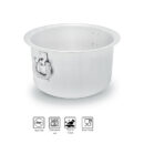 Nadstar Aluminium Sufuria 5pcs with Lid & Handle 210L 230L 250L 275L 300L Cookware Set Tope Cooking Pot for Commercial Use - Gauge 6 Kitchen Heavy Duty Tapela