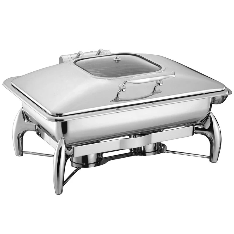 Nadstar Chaffing Dish 9L Induction With Glass Top 1011L 1 Nadstar Chaffing Dish 9L Induction With Glass Top 1011L