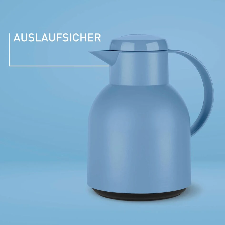 Tefal Samba Jug 1 Liter Blue Isothermal Jug Translucent Vacuum Flask Plastic-Polypropylenex (Pp) Glass Liner K3035312 F4010110 7 Tefal Samba Jug 1 Liter Blue Isothermal Jug Translucent Vacuum Flask Plastic-Polypropylenex (Pp) Glass Liner K3035312 F4010110
