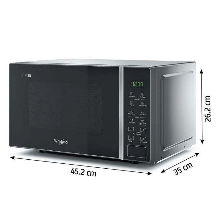 Whirlpool Microwave 20L 700W Solo Digital 18 Auto Cook Menu'S Defrost Function Auto Clean &Amp; Keep Warm Function Mwp-203 5 Whirlpool Microwave 20L 700W Solo Digital 18 Auto Cook Menu'S Defrost Function Auto Clean &Amp; Keep Warm Function Mwp-203