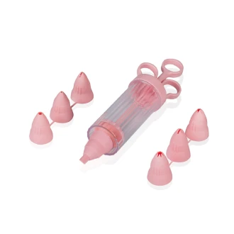 Sunplast Cake Decorator 6pcs Head Icing Set Star SC259