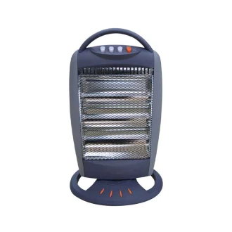 Decakila Room Heater 1200W 3 Heating Levels Oscillation Function Adjustable Thermostat Instant Heating Automatic Tip Over Protection Light Weight KEFH001B