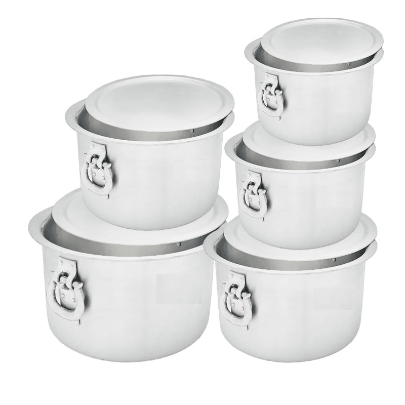 Nadstar Aluminium Sufuria 5Pcs With Lid &Amp; Handle 125L 140L 155L 170L 190L Cookware Set Tope Cooking Pot For Commercial Use - Gauge 7 Kitchen Heavy Duty Tapela 1 Nadstar Aluminium Sufuria 5Pcs With Lid &Amp; Handle 125L 140L 155L 170L 190L Cookware Set Tope Cooking Pot For Commercial Use - Gauge 7 Kitchen Heavy Duty Tapela