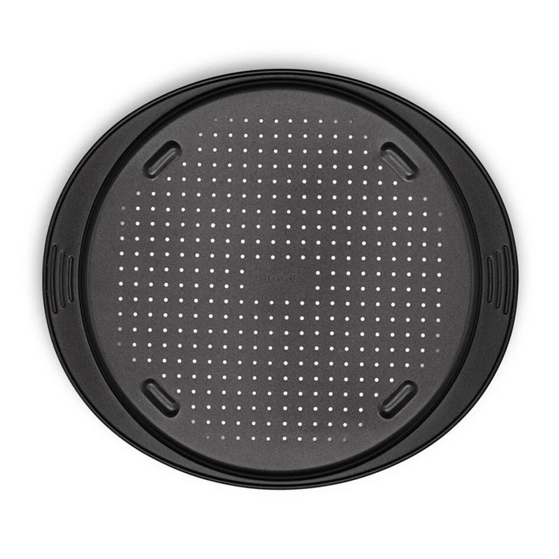 Tefal Easy Grip Pizza Pan Round 34 Cm Carbon Steel Easy Handling Large Handles Non-Stick Coating Easy Release Easy Cleaning Dark Grey J1629045 2 Tefal Easy Grip Pizza Pan Round 34 Cm Carbon Steel Easy Handling Large Handles Non-Stick Coating Easy Release Easy Cleaning Dark Grey J1629045