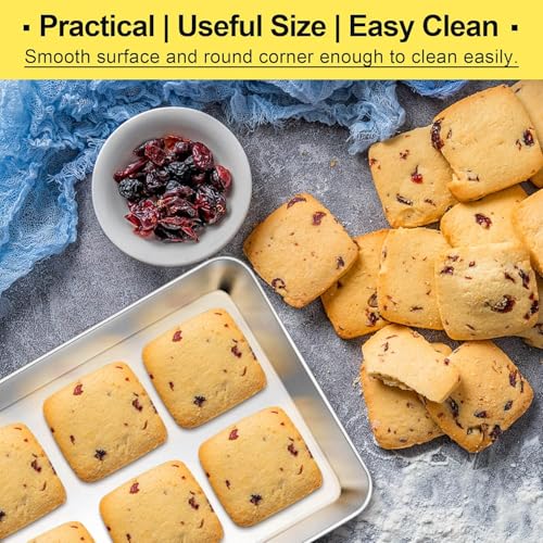Nadstar Aluminium Square Tray 12&Quot; Cake Moulds Rectangle Baking Tray Deep Oven Pan For Lasagna Brownie Pizza Heavy Duty Anti-Rust Easy Clean No16 4 Nadstar Aluminium Square Tray 12&Quot; Cake Moulds Rectangle Baking Tray Deep Oven Pan For Lasagna Brownie Pizza Heavy Duty Anti-Rust Easy Clean No16