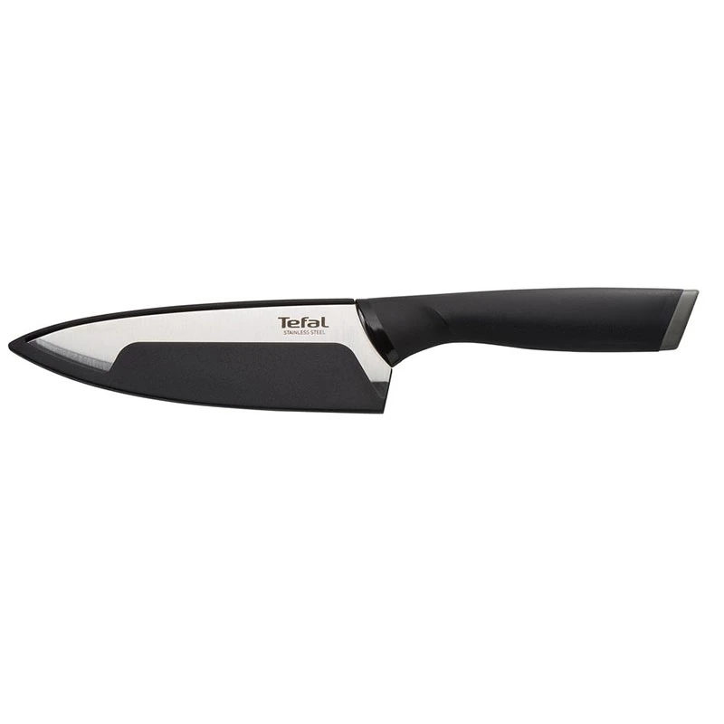Tefal Comfort Chef Knife 20Cm Ideal For Slicing &Amp; Chopping All Types Of Food High Performance Stainless Steel K2213204 1 Tefal Comfort Chef Knife 20Cm Ideal For Slicing &Amp; Chopping All Types Of Food High Performance Stainless Steel K2213204