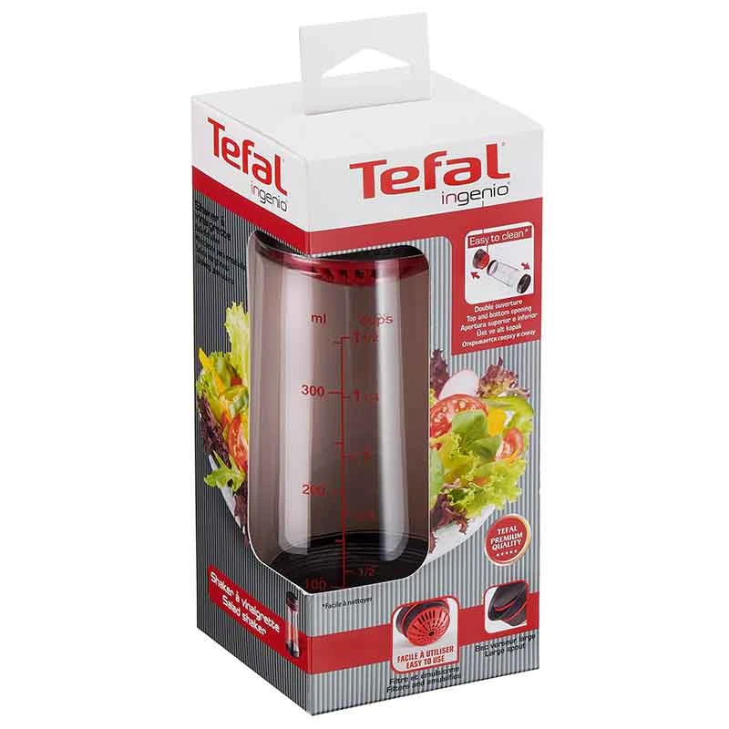 Tefal Ingenio Oil Bottle Salad Dressing Shaker Glass Bottle Vinaigrette Shaker Premium Quality K2073014 2 Tefal Ingenio Oil Bottle Salad Dressing Shaker Glass Bottle Vinaigrette Shaker Premium Quality K2073014