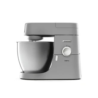 Kenwood Stand Mixer Kitchen Machine Metal Body CHEF XL 1200W with 6.7L Stainless Steel Bowl K-Beater Whisk Dough Hook Glass Blender Meat Grinder Multi Mill KVL4230S