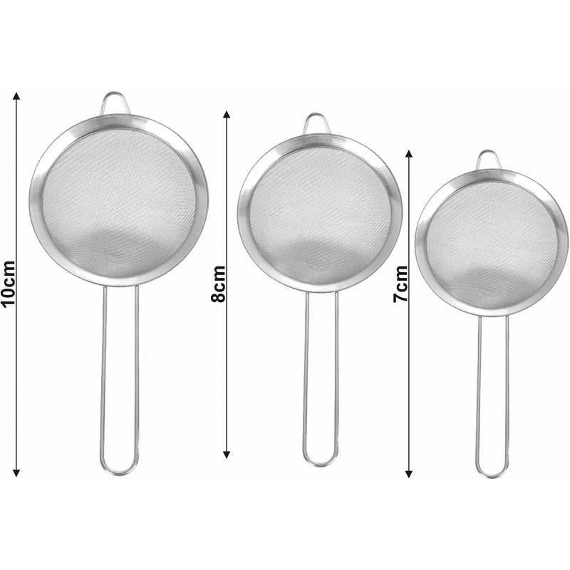 Nadstar Strainer Stainless Steel 18 Cm Multipurpose Kitchen Tea Strainer 2023006 9 Nadstar Strainer Stainless Steel 18 Cm Multipurpose Kitchen Tea Strainer 2023006