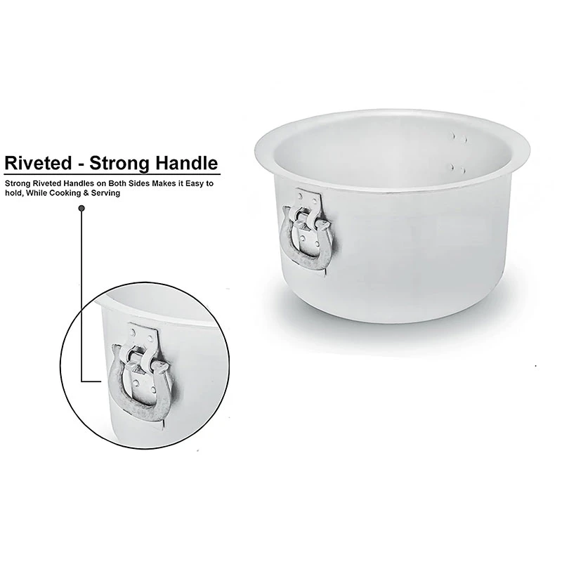 Nadstar Aluminium Sufuria 5Pcs With Lid &Amp; Handle 210L 230L 250L 275L 300L Cookware Set Tope Cooking Pot For Commercial Use - Gauge 6 Kitchen Heavy Duty Tapela 2 Nadstar Aluminium Sufuria 5Pcs With Lid &Amp; Handle 210L 230L 250L 275L 300L Cookware Set Tope Cooking Pot For Commercial Use - Gauge 6 Kitchen Heavy Duty Tapela
