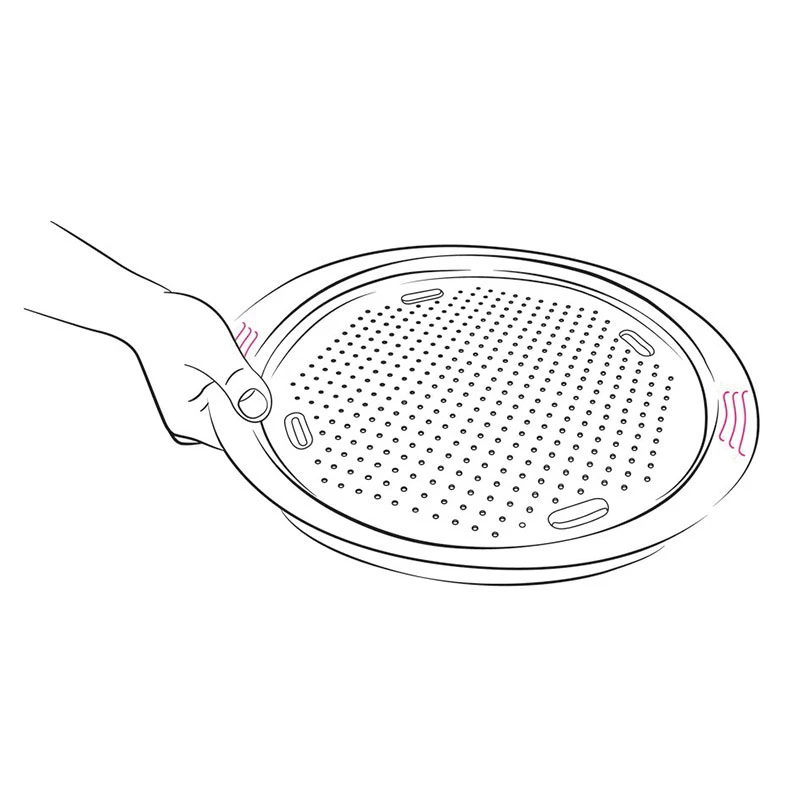 Tefal Easy Grip Pizza Pan Round 34 Cm Carbon Steel Easy Handling Large Handles Non-Stick Coating Easy Release Easy Cleaning Dark Grey J1629045 7 Tefal Easy Grip Pizza Pan Round 34 Cm Carbon Steel Easy Handling Large Handles Non-Stick Coating Easy Release Easy Cleaning Dark Grey J1629045