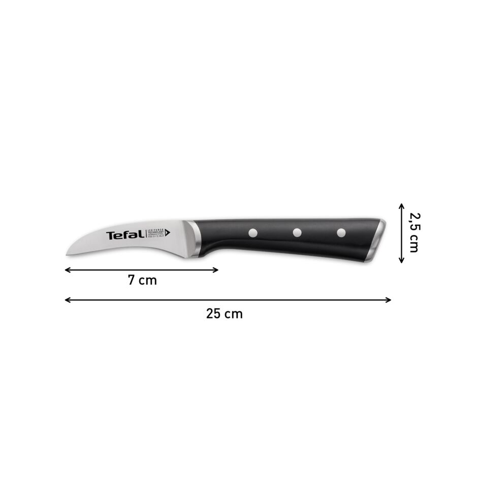 Tefal Ingenio Ice Paring Knife 7Cm Ice Force Technology German Stainless Steel Brushed Stainless Steel Black 27.5 X 6 X 2 Cm K2321214 3 Tefal Ingenio Ice Paring Knife 7Cm Ice Force Technology German Stainless Steel Brushed Stainless Steel Black 27.5 X 6 X 2 Cm K2321214