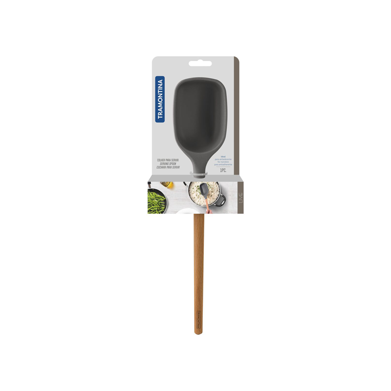 Tramontina Spatula Silicone Wood Handle Live 25735/160