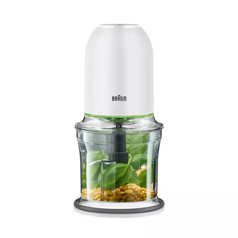 Braun Chopper and Mincer 500W MultiPractic 3 500ML Bowl Capacity 2 Speed Quad Blade System for Chopping Ice Crushing Mincing Grinding Pureeing CH3011WH