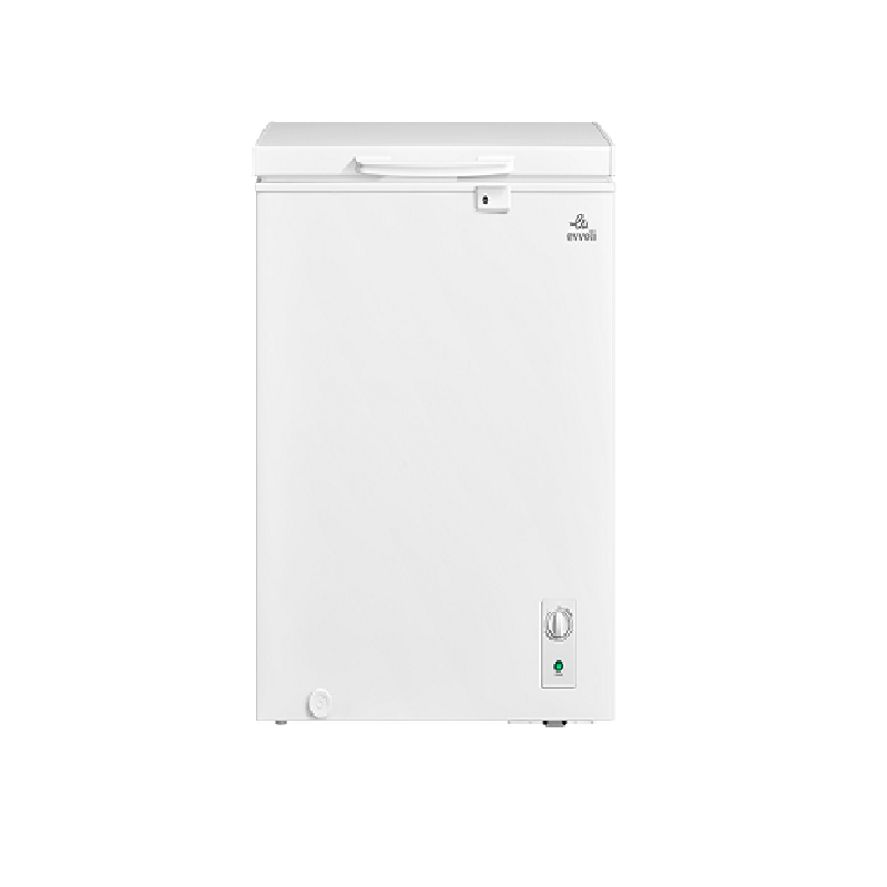 Evvoli Chest Freezer Defrost Easy to Clean 200L White EVCFM-150W