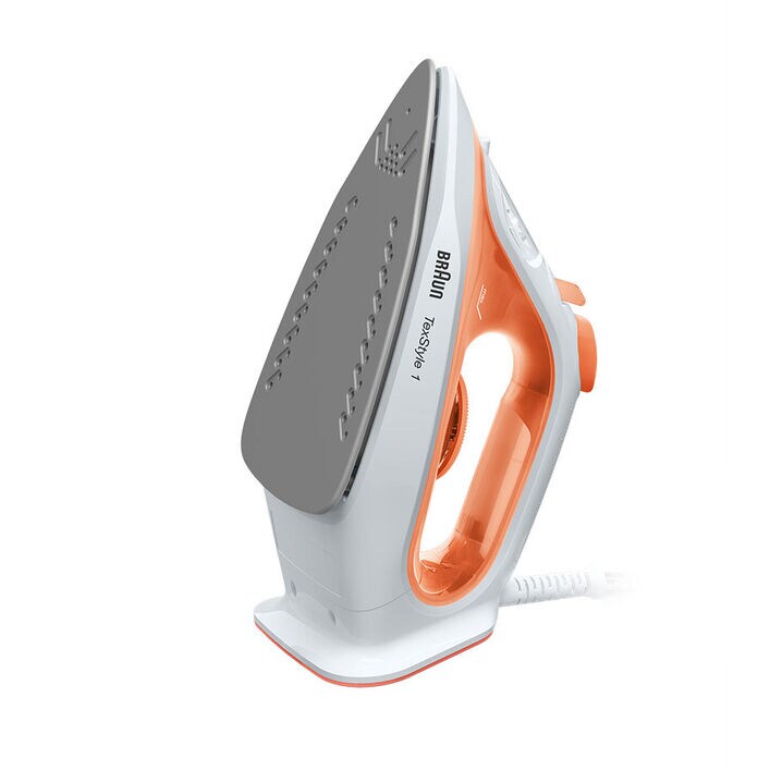 Braun Steam Iron 1900W Texstyle 1 Non-Stick Soleplate 220ML Light Quick Self-Clean 12710000-SL1009OR