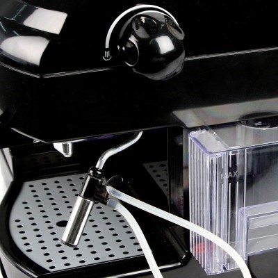 Rank Arena Espresso & Cappucino Coffee Machine with Built in Grinder Black 1.8L