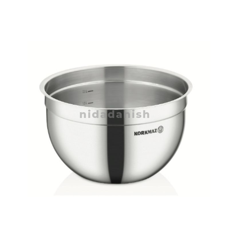 Korkmaz Proline Gastro Mixing Bowl 28x17 (Satin) A2778