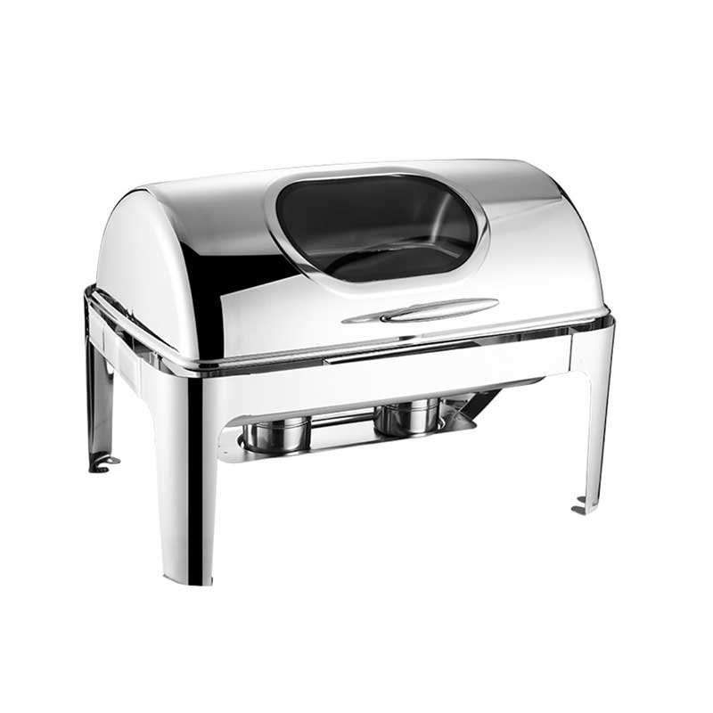 Generic Chaffing Dish With Glass Window Single 9L CF7202