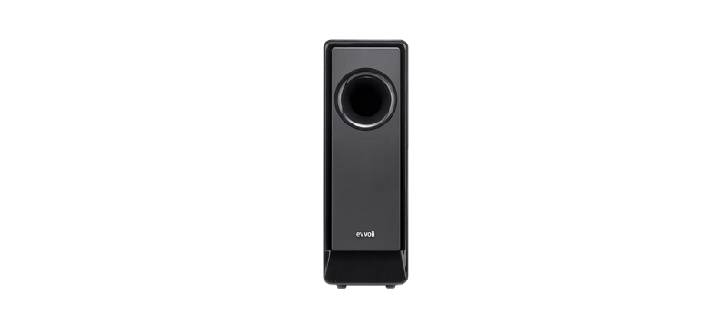 Evvoli 2.1 Soundbar With Wireless Subwofer Bluetooth and LED Display 240W Black SB241B