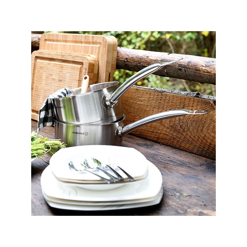 Korkmaz Proline Gastro Saucepan 14x7cm (Satin) A2711