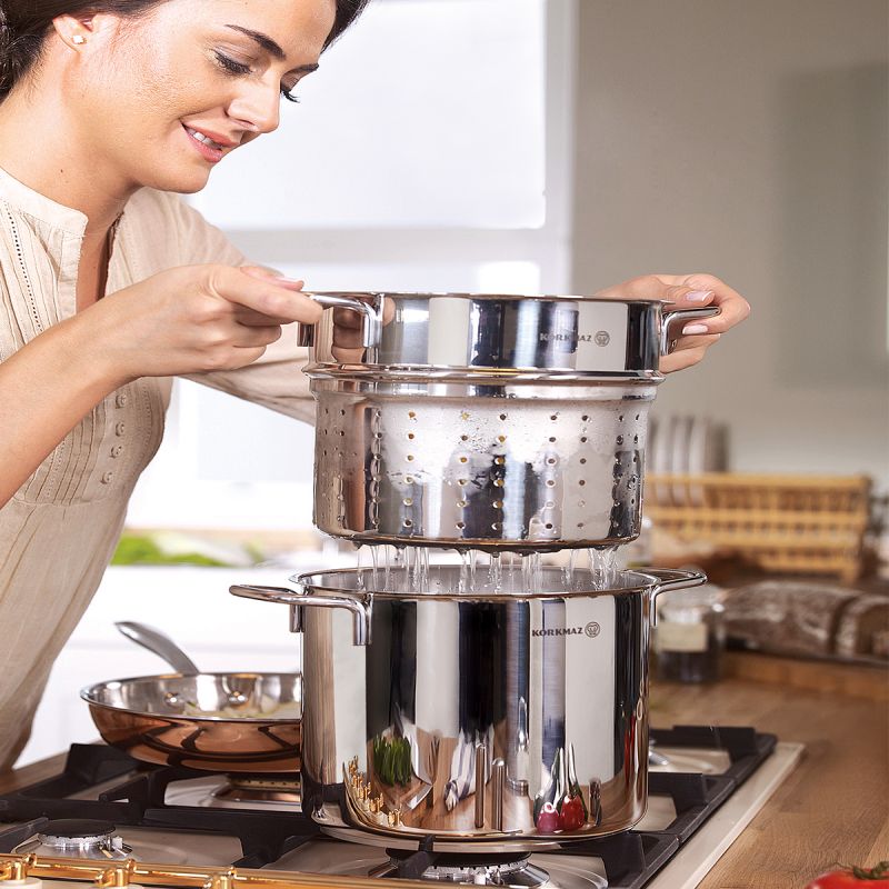 Korkmaz Proline Spaghetti Steamer Basket A2770