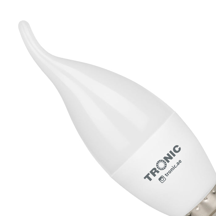 Tronic 5 Watts Candle Tail Led Daylight B22 (Pin) Bulb 2 Tronic 5 Watts Candle Tail Led Daylight B22 (Pin) Bulb