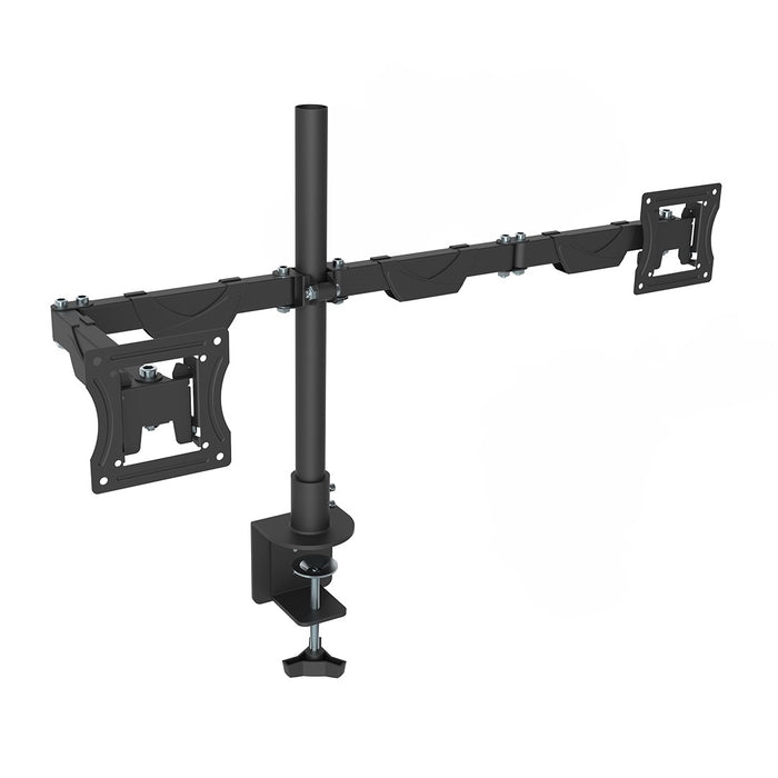Tronic 13 - 27 Inch Vertical Stacking Dual Monitor Desk Mount 1 Tronic 13 - 27 Inch Vertical Stacking Dual Monitor Desk Mount