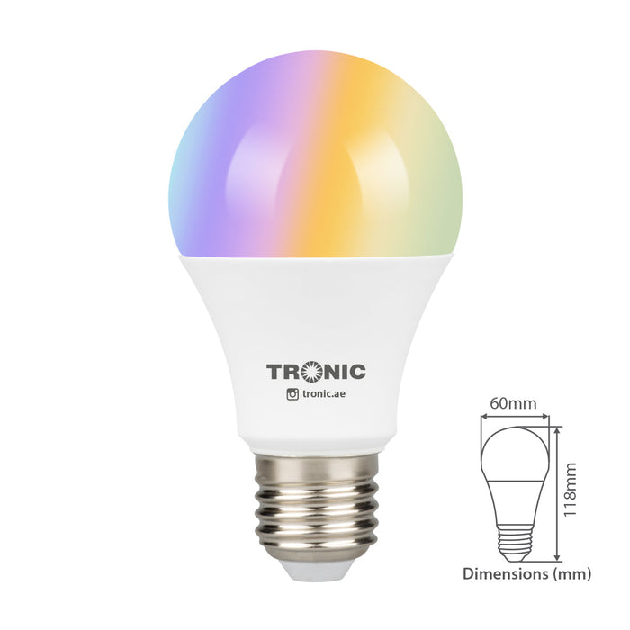 Tronic 9 Watts Led Smart Bulb E27 5 Tronic 9 Watts Led Smart Bulb E27