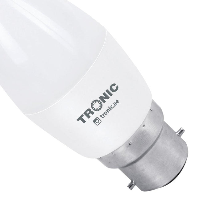 Tronic 4 Watts Candle Flame Led B22 (Pin) Bulb 4 Tronic 4 Watts Candle Flame Led B22 (Pin) Bulb