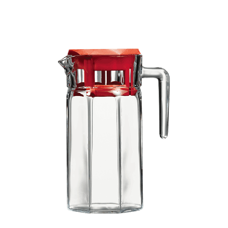 Pasabahce Jug Kosem Red Lid 1250Cc 43414 1 Pasabahce Jug Kosem Red Lid 1250Cc 43414