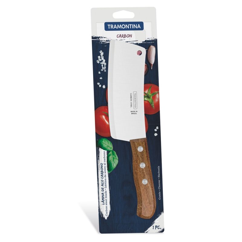 Tramontina Cleaver Knife 6'' Carbon 22956/106 2 Tramontina Cleaver Knife 6'' Carbon 22956/106