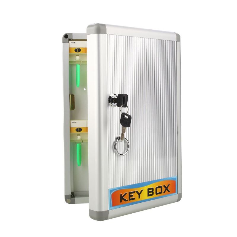 Generic Key Box Holder With Key Lock 32 Keys Aluminium (Keychain Included) 1 Generic Key Box Holder With Key Lock 32 Keys Aluminium (Keychain Included)