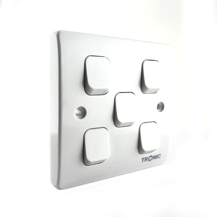 Tronic 5 Gang 2 Way Switch Standard 2 Tronic 5 Gang 2 Way Switch Standard