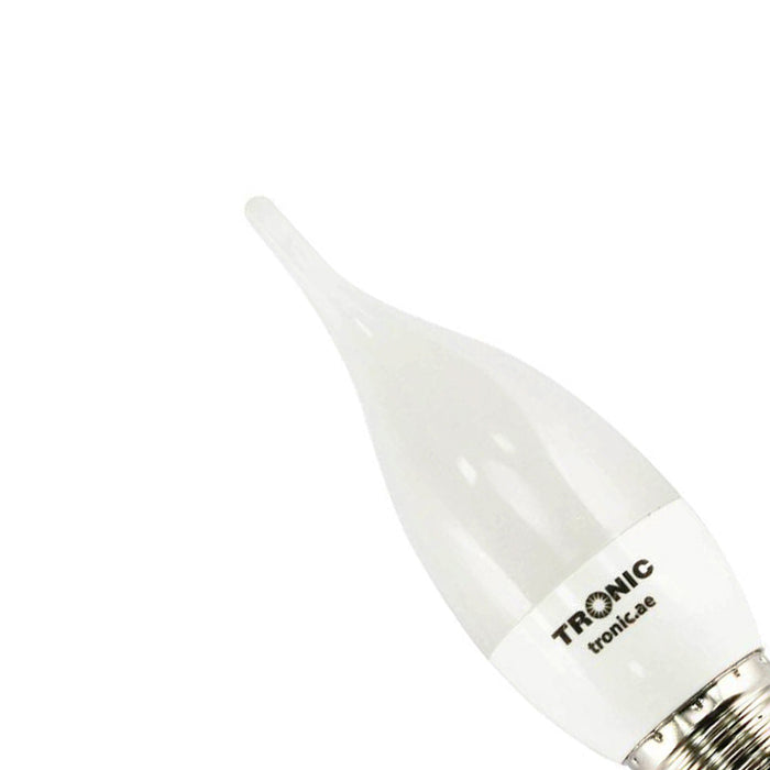 Tronic 5 Watts Candle Tail Led Warm White E27 (Screw) Bulb 2 Tronic 5 Watts Candle Tail Led Warm White E27 (Screw) Bulb