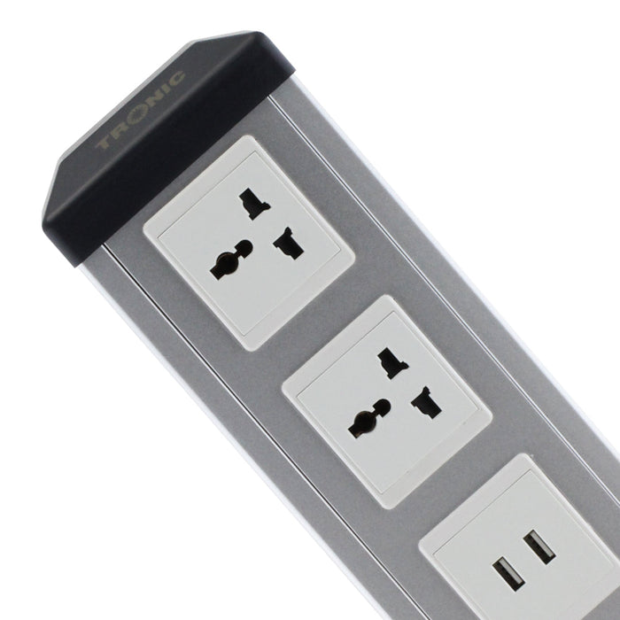 Tronic Pole Socket 2G Universal + 2 Usb + 2 Rj45 Data 2 Tronic Pole Socket 2G Universal + 2 Usb + 2 Rj45 Data