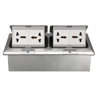 Tronic Floor Socket 2G Universal + RJ45 Data