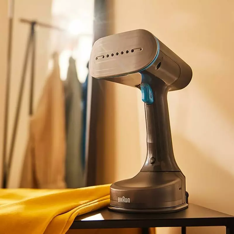 Braun Garment Steamer 150Ml Tank Hand Held 1200W 13850000-Gs5031Bl Horizontal And Vertical Compact And Light Soleplate Removable Water Tank 7 Braun Garment Steamer 1200W 150Ml Quickstyle 5, With Dual Heated Free Glide 3D Plate, Handheld Garment Steamer With Fast Heating, Vertical Ironing, 13850000-Gs5031Bl