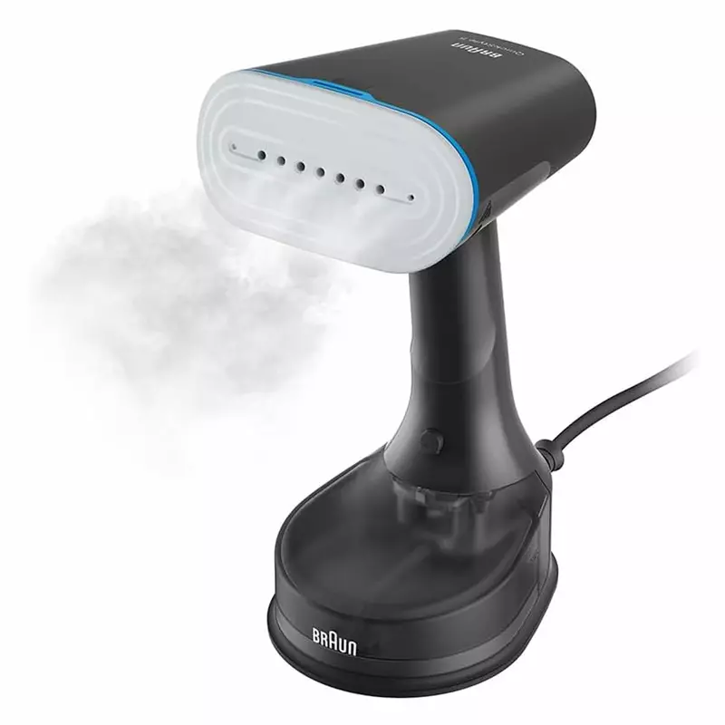 Braun Garment Steamer 150Ml Tank Hand Held 1200W 13850000-Gs5031Bl Horizontal And Vertical Compact And Light Soleplate Removable Water Tank 8 Braun Garment Steamer 1200W 150Ml Quickstyle 5, With Dual Heated Free Glide 3D Plate, Handheld Garment Steamer With Fast Heating, Vertical Ironing, 13850000-Gs5031Bl