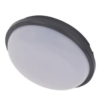 Tronic Round Black LED Bulkhead 20 Watts